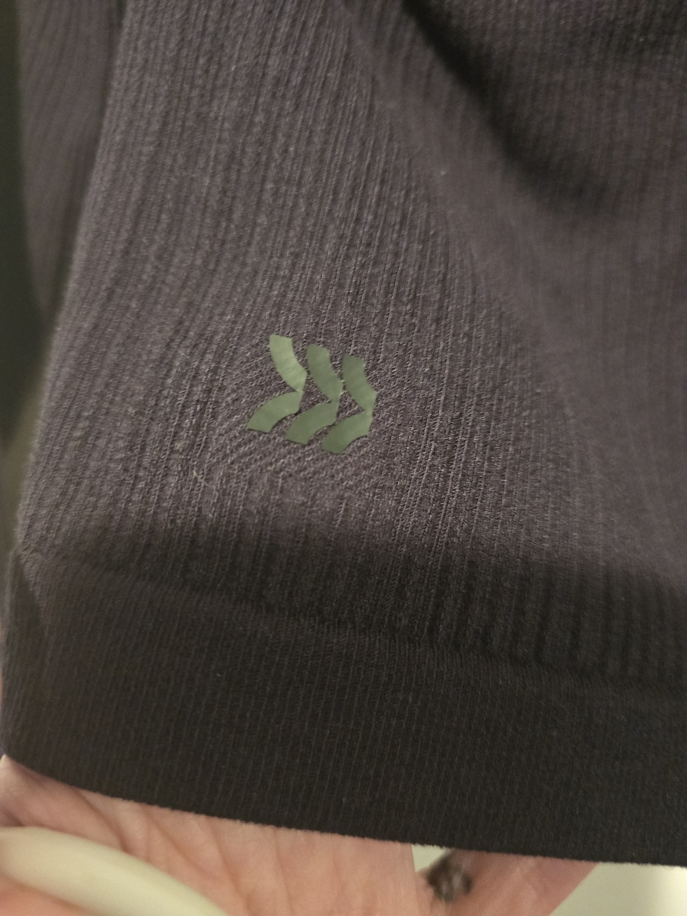 All In Motion NWT Ribbed Performance Long-Sleeve Crop Top - Picture 5 of 5